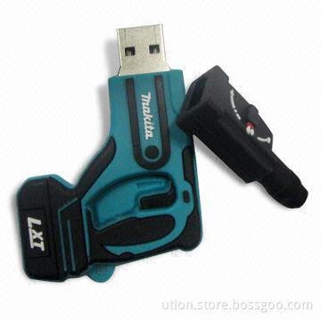 USB Disk 2.0 with 1 to 64GB Memory Capacity and Tool Design Free Logo